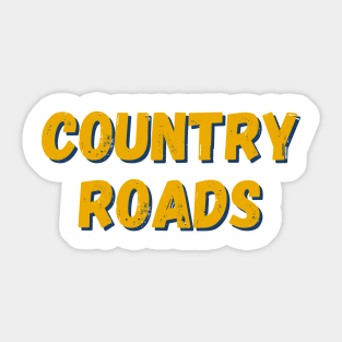 Country Roads Sticker